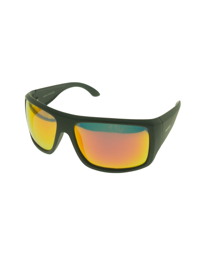 Ocean Polarized Sunglasses - PI 462 Black Frame Orange Lens
