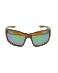 Ocean Polarized Sunglasses - PI 451 Leopard Frame with Blue/Green Mirror Brown Lens