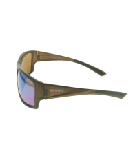 Ocean Polarized Sunglasses - PI 455 Trans Brown Frame with Blue/Green Mirror Brown Lens Ocean Polarized Sunglasses - PI 455 Trans Brown Frame with Blue/Green Mirror Brown Lens