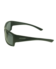 Ocean Polarized Sunglasses - PI 454 Black Frame with Grey Mirror Grey Lens Ocean Polarized Sunglasses - PI 454 Black Frame with Grey Mirror Grey Lens