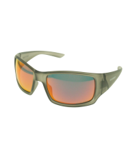 Ocean Polarized Sunglasses - PI 453 Trans Grey Frame with Orange Red Mirror Grey Lens Ocean Polarized Sunglasses - PI 453 Trans Grey Frame with Orange Red Mirror Grey Lens