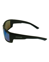 Ocean Polarized Sunglasses - PJ 759 Black Frame with Blue Mirror Grey Lens