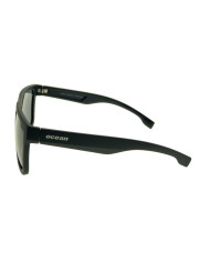 Ocean Polarized Sunglasses - PF 572 Black Frame with Blue Mirror Grey Lens