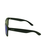 Ocean Polarized Sunglasses - PF 606 Black Frame with Blue Mirror Grey Lens