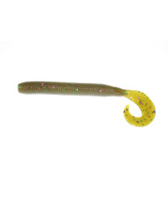 Gary Yamamoto Stretch 40 Grub Green Pumpkin Green & Purple Flake 4" Gary Yamamoto Stretch 40 Grub Green Pumpkin Green & Purple Flake 4"