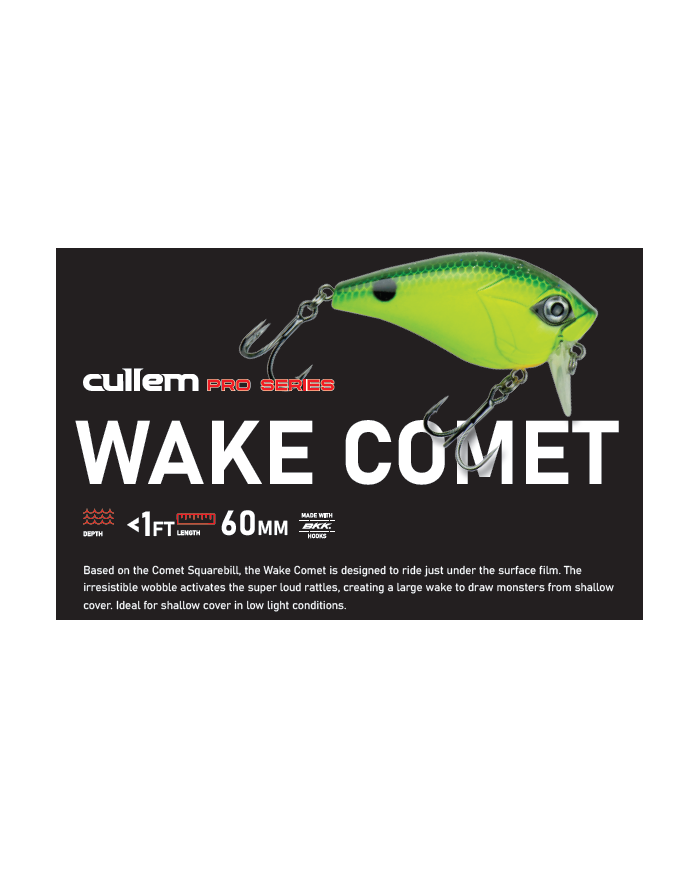 Cullem Pro Series Wake Comet 60mm 1ft Info