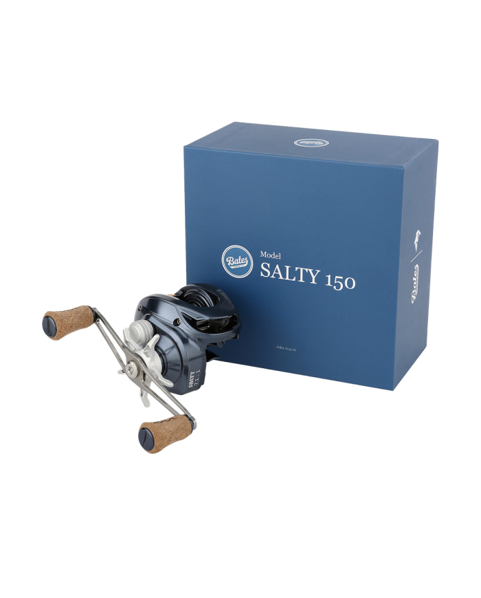 Bates Fishing Co SALTY 150 7.1:1 Ratio Baitcaster Reel Bates Fishing Co SALTY 150 7.1:1 Ratio Baitcaster Reel