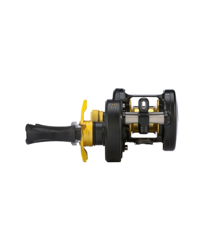 Bates Fishing Co O.G. 100 7.1:1 Ratio Round Baitcaster Reel Bates Fishing Co O.G. 100 7.1:1 Ratio Round Baitcaster Reel