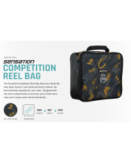 Sensation Competition Reel Bag Orange/Black/Grey Sensation Competition Reel Bag Orange/Black/Grey