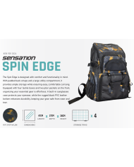 Sensation Spin Edge Tackle Bag Orange/Black/Grey