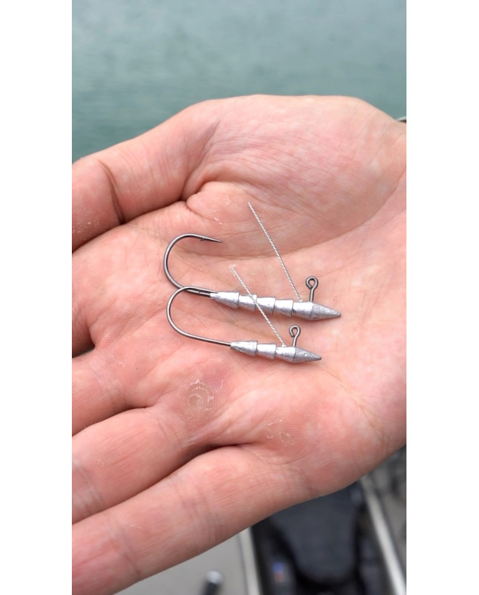 Core Tackle Hover Rig 3/0 3/32oz 3pc Core Tackle Hover Rig 3/0 3/32oz 3pc