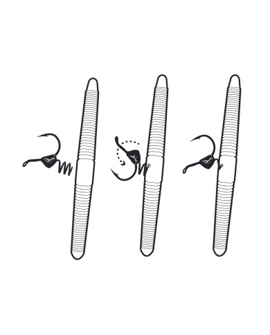 Core Tackle Wacky Shot 1/0 1/8oz 3pc Core Tackle Wacky Shot 1/0 1/8oz 3pc