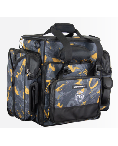 Sensation Pro Series Tackle Bag Orange/Black/Grey Sensation Pro Series Tackle Bag Orange/Black/Grey