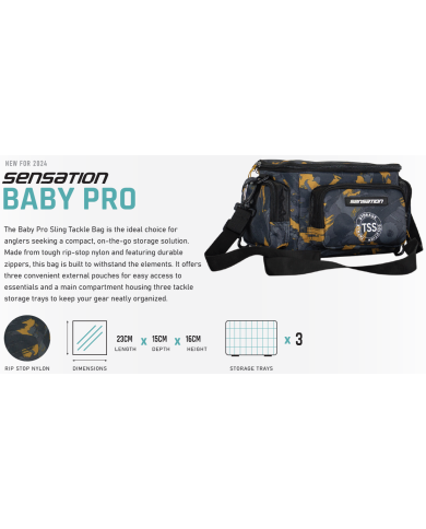 Sensation Baby Pro Bag Orange/Black/Grey Sensation Baby Pro Bag Orange/Black/Grey