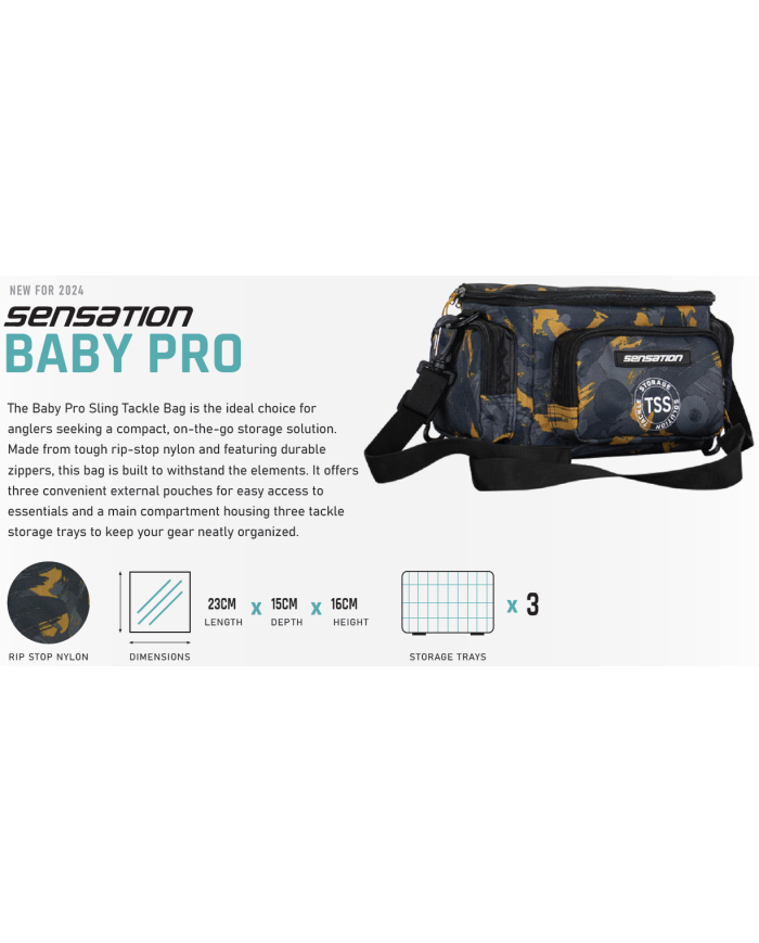 Sensation Baby Pro Bag Orange/Black/Grey Sensation Baby Pro Bag Orange/Black/Grey