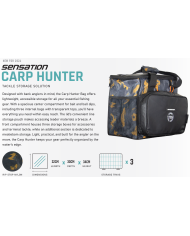 Sensation Carp Hunter Tackle Bag Orange/Black/Grey