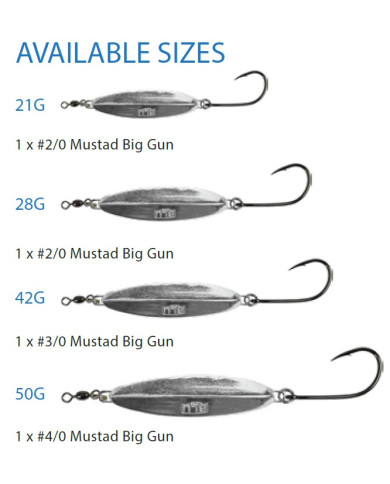 Blu 2798 Bullet Spoon Neon Green 42g