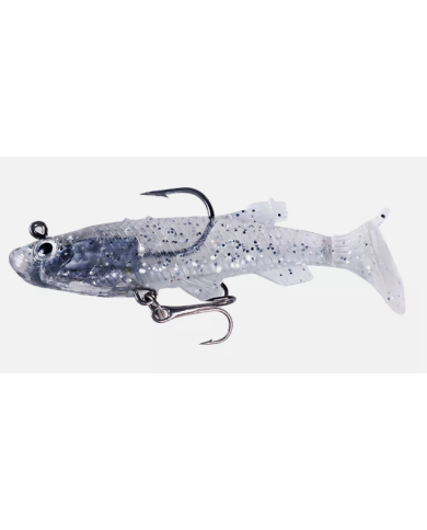 React Minnow - Pre-rigged Clear Silver Flash 8cm 12g React Minnow - Pre-rigged Clear Silver Flash 8cm 12g