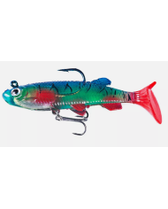 React Minnow - Pre-rigged Perch Red Tail 8cm 12g