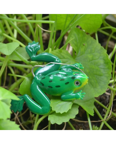 React Soft Frog  Green Chartreuse Belly 1/0 5cm 5g React Soft Frog  Green Chartreuse Belly 1/0 5cm 5g