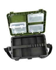 React HS317 Bucket Type TackleBox Green/Black Lid Green Base React HS317 Bucket Type TackleBox Green/Black Lid Green Base
