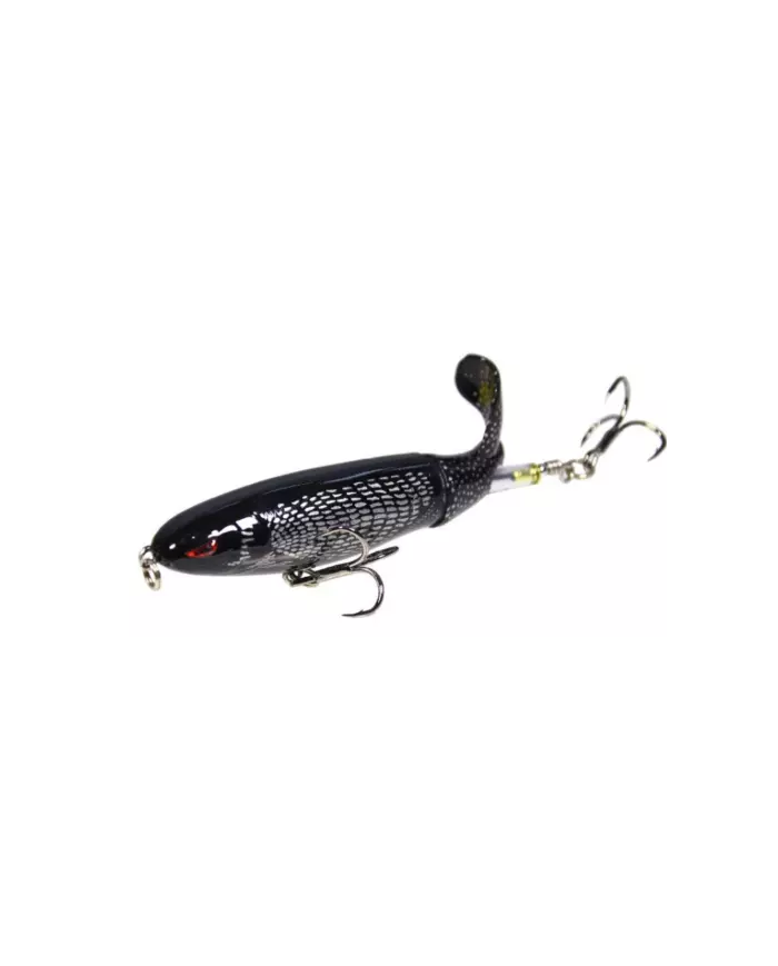 React Tornado Tail Black Shad Topwater-Plopper 4 1/3in 1/2oz