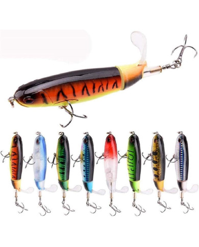 React Tornado Tail  Topwater-Plopper 4 1/3in 1/2oz React Tornado Tail  Topwater-Plopper 4 1/3in 1/2oz