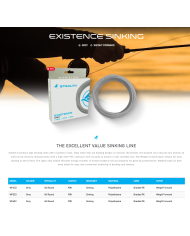Stealth Flyline Existance Grey Sinking WF4S3