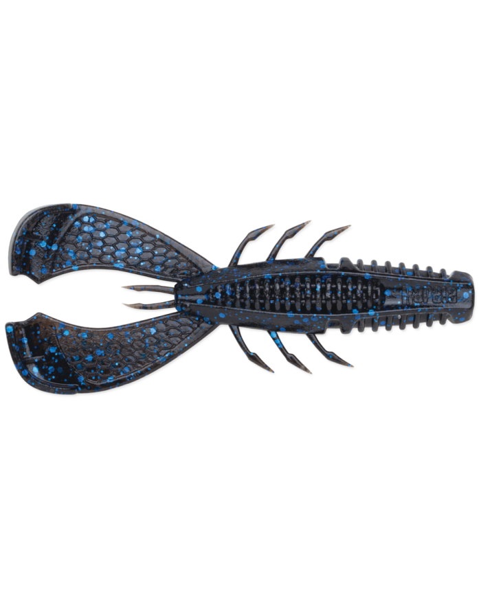 Rapala Crush City Cleanup Craw Black Blue Flake 3.5in
