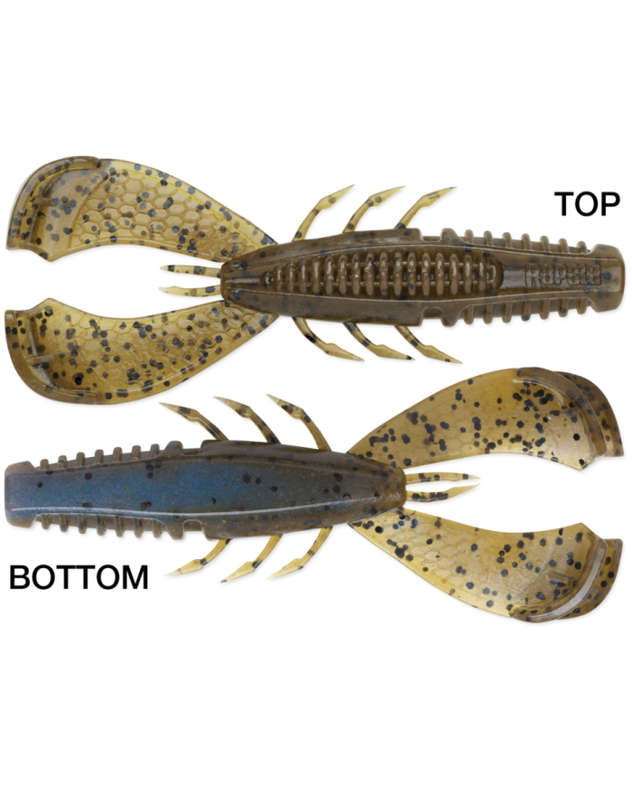 Rapala Crush City Cleanup Craw Green Pumpkin Blue Pearl 3.5in