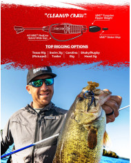Rapala Crush City Cleanup Craw 3.5in Rapala Crush City Cleanup Craw 3.5in