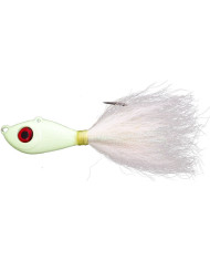 Mustad Big Eye Buck Tail Jigs Green Glow 3/8oz Mustad Big Eye Buck Tail Jigs Green Glow 3/8oz
