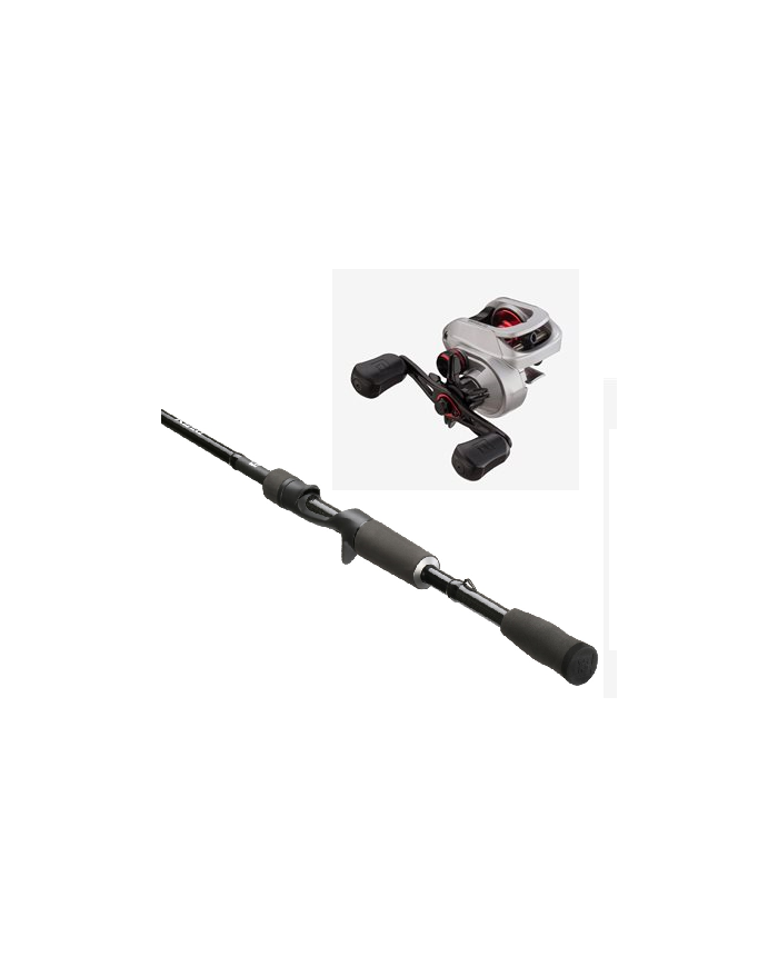 13Fishing ORIGIN F1 8.1:1 RH Baitcaster Reel - 13 Fishing DEFY BLACK 7ft1in 1Pc Fast Medium Heavy Casting Rod