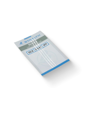 Stealth Braided Loop Connecters 30lb Clear (3-5wt) 10pc Stealth Braided Loop Connecters 30lb Clear (3-5wt) 10pc