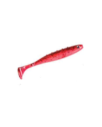 Dragon Aggressor Pro Fluro Red - Motor Oil Black Glit 3in 7.5cm