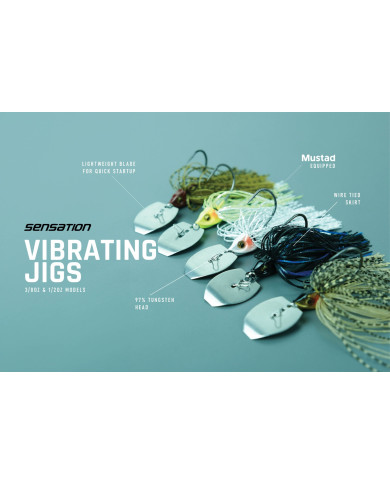 Sensation Vibrating Bladed Jigs Sensation Vibrating Bladed Jigs