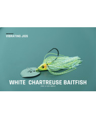 Sensation Vibrating Bladed Jigs White/Chartreuse Baitfish 3/8oz