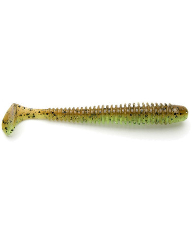 Keitech Swing Impact 4in Green Pumpkin Chartreuse Keitech Swing Impact 4in Green Pumpkin Chartreuse