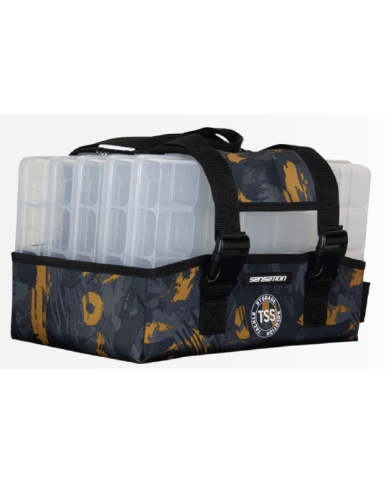 Sensation Organizer Storage 5 Tray Orange/Black/Grey Sensation Organizer Storage 5 Tray Orange/Black/Grey
