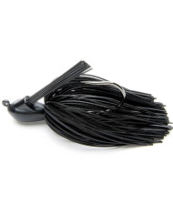 Keitech Model 1 Casting Tungsten Rubber Jig 1-4 Oz BLACK