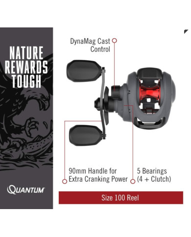 Quantum Invade Baitcast Reel and Fishing Rod Combo 6ft 6 in MH Quantum Invade Baitcast Reel and Fishing Rod Combo 6ft 6 in MH