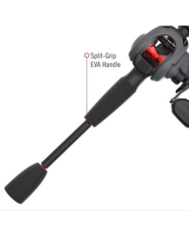 Quantum Invade Baitcast Reel and Fishing Rod Combo 6ft 6 in MH Quantum Invade Baitcast Reel and Fishing Rod Combo 6ft 6 in MH