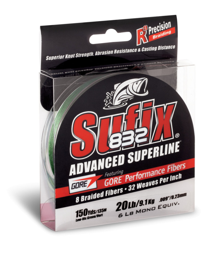 Sufix 832 Gore X8 Braid Low Vis Green Sufix 832 Gore X8 Braid Low Vis Green