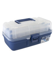 Jarvis Walker 2 Tray Clear-Top Tackle Box