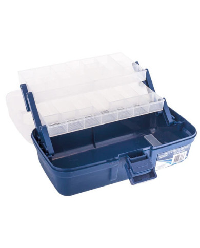 Jarvis Walker 2 Tray Clear-Top Tackle Box