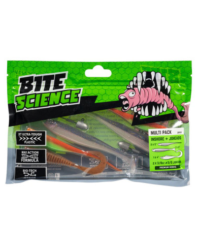 Bite Science Inshore and Jig-Heads Multi Pack Bite Science Inshore and Jig-Heads Multi Pack