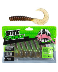 Bite Science Dirty Grub Watermelon Red 4in