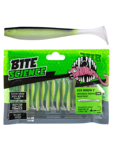 Bite Science Kick Minnow Greenback Herring 2in Bite Science Kick Minnow Greenback Herring 2in
