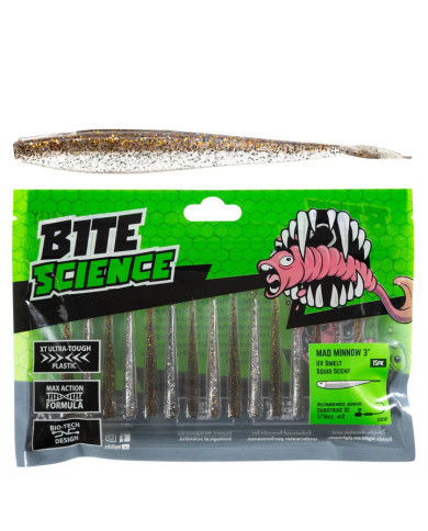 Bite Science Mad Minnow UV Smelt 3in Bite Science Mad Minnow UV Smelt 3in