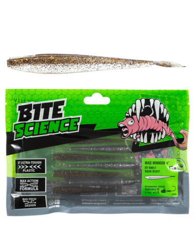 Bite Science Mad Minnow UV Smelt 4in Bite Science Mad Minnow UV Smelt 4in